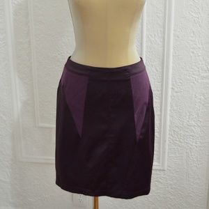 Aubergine Pencil Skirt